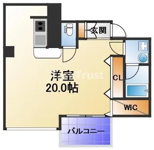 リバープレイス梅田北【6階】の間取り