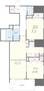 JASPER御堂筋本町【12階】の間取り