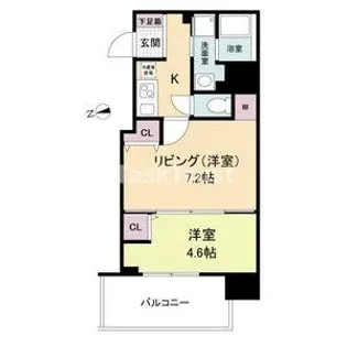 ヴィラ セレーノ玉造本町【5階】の間取り