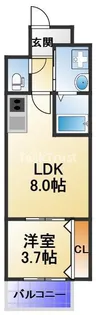 GRAND OCEAN京阪本通【9階】の間取り