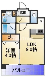 プレジオ関目【3階】の間取り