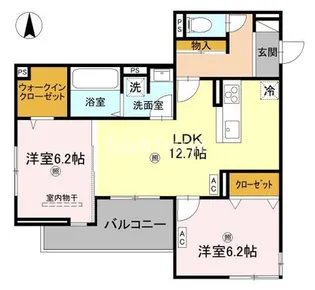 Green Village【2階】の間取り