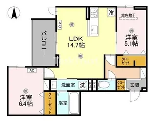 Green Village【2階】の間取り