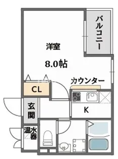 コンフォール南森町【12階】の間取り