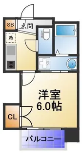 ソフィア南森町【5階】の間取り