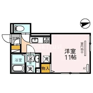 アヴェルラ京橋【1階】の間取り