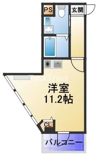 グラート梅田【3階】の間取り
