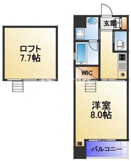 グランフォース【7階】の間取り