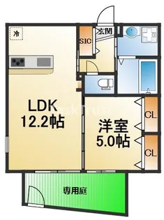 Azulしぎの【1階】の間取り