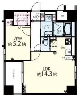 グランフルーヴ【3階】の間取り