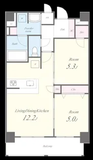 セイワパレス大阪城南【5階】の間取り