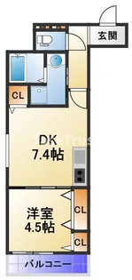 フジパレス鶴見Ⅵ番館【3階】の間取り