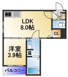 gloria hanatenⅡ【1階】の間取り
