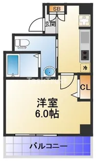 ウイングビュー野江【2階】の間取り