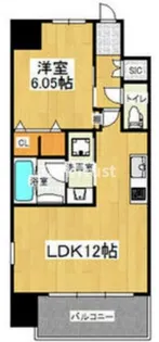 プレジオ内代【7階】の間取り