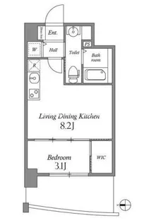 ARISTO扇町【11階】の間取り