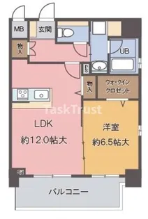 エムズ・レジデンスうめきた【3階】の間取り