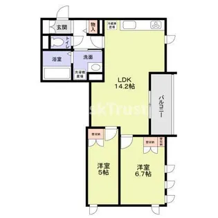 Forest Maison【3階】の間取り