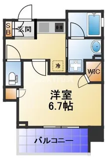 SOAR城東蒲生【2階】の間取り