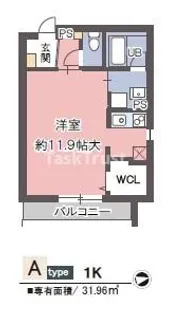 ボンジューネ【1階】の間取り