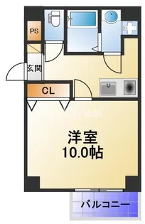 NUI南森町【4階】の間取り