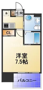 Gravis城東中央【6階】の間取り