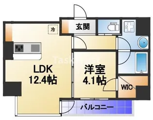 BRAVE常盤町Ⅱ【5階】の間取り
