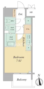 BLAU本町東【4階】の間取り