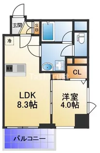 ブエナビスタ梅田イースト【7階】の間取り