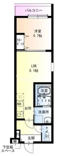 フジパレス新森古市【3階】の間取り