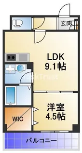 アルカンシェルコート緑橋【2階】の間取り