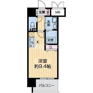 エス・キュート城東中央【10階】の間取り