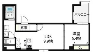 RET:umekita【3階】の間取り