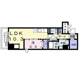 クレイン・レジデンス【6階】の間取り