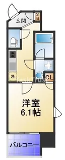 Luce Minamimorimachi【6階】の間取り