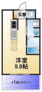 Gradito千林大宮【1階】の間取り