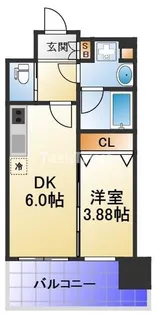 プレジオ関目【6階】の間取り