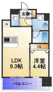 プレジオ都島ASIAN【3階】の間取り