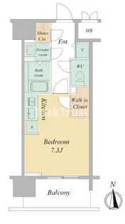 BLAU本町東【9階】の間取り