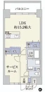 ATKレジデンスなにわ橋【12階】の間取り