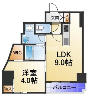 レクシア天神西町【5階】の間取り