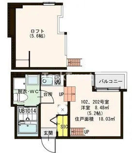 OBED ESTATE hanaten【1階】の間取り