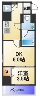イグレック南本町【11階】の間取り