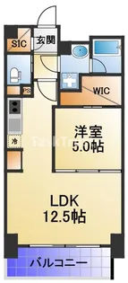 ネットフローラ梅田北【4階】の間取り