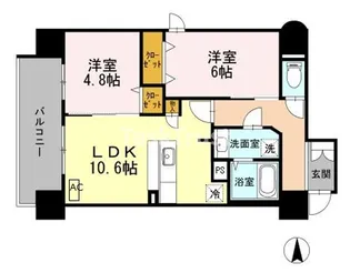 プライムコート【3階】の間取り