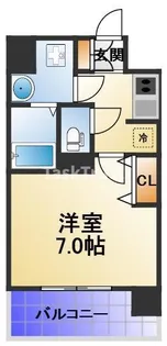 レークス大阪城イースト【8階】の間取り