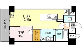 EL-Sia Umekita【6階】の間取り