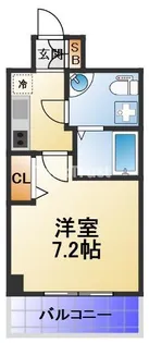 メインステージ西天満T’s SQUARE【8階】の間取り