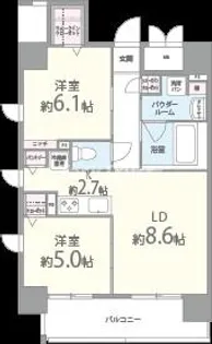 Le・sel上町台【2階】の間取り