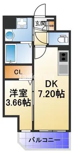 ART EBIE【2階】の間取り